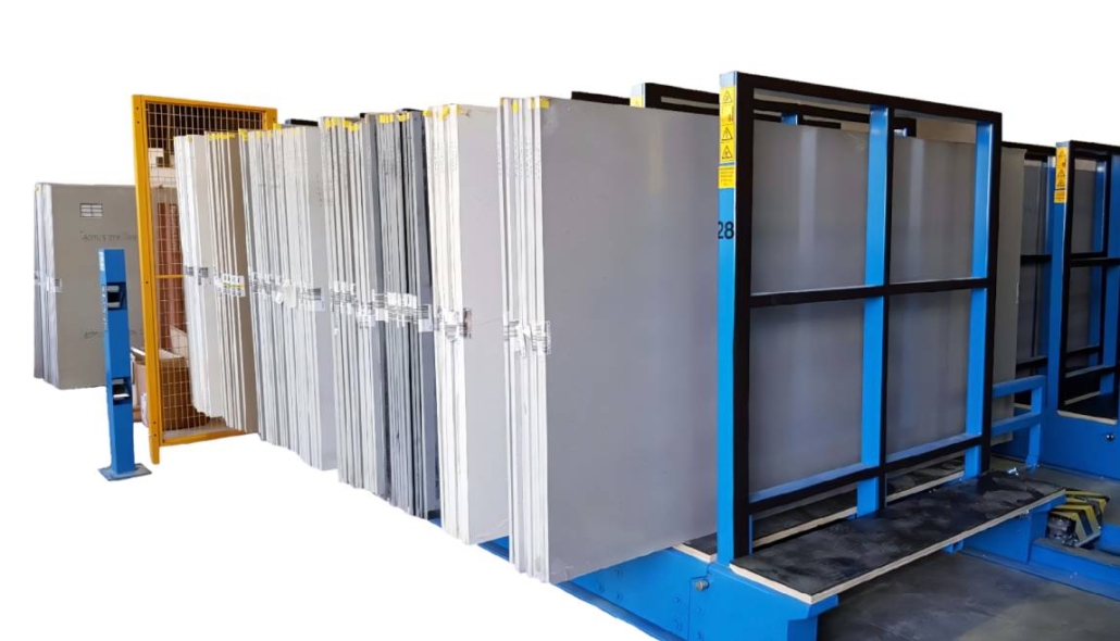 Mistrello Semi-Automatic Compact Slab Storage