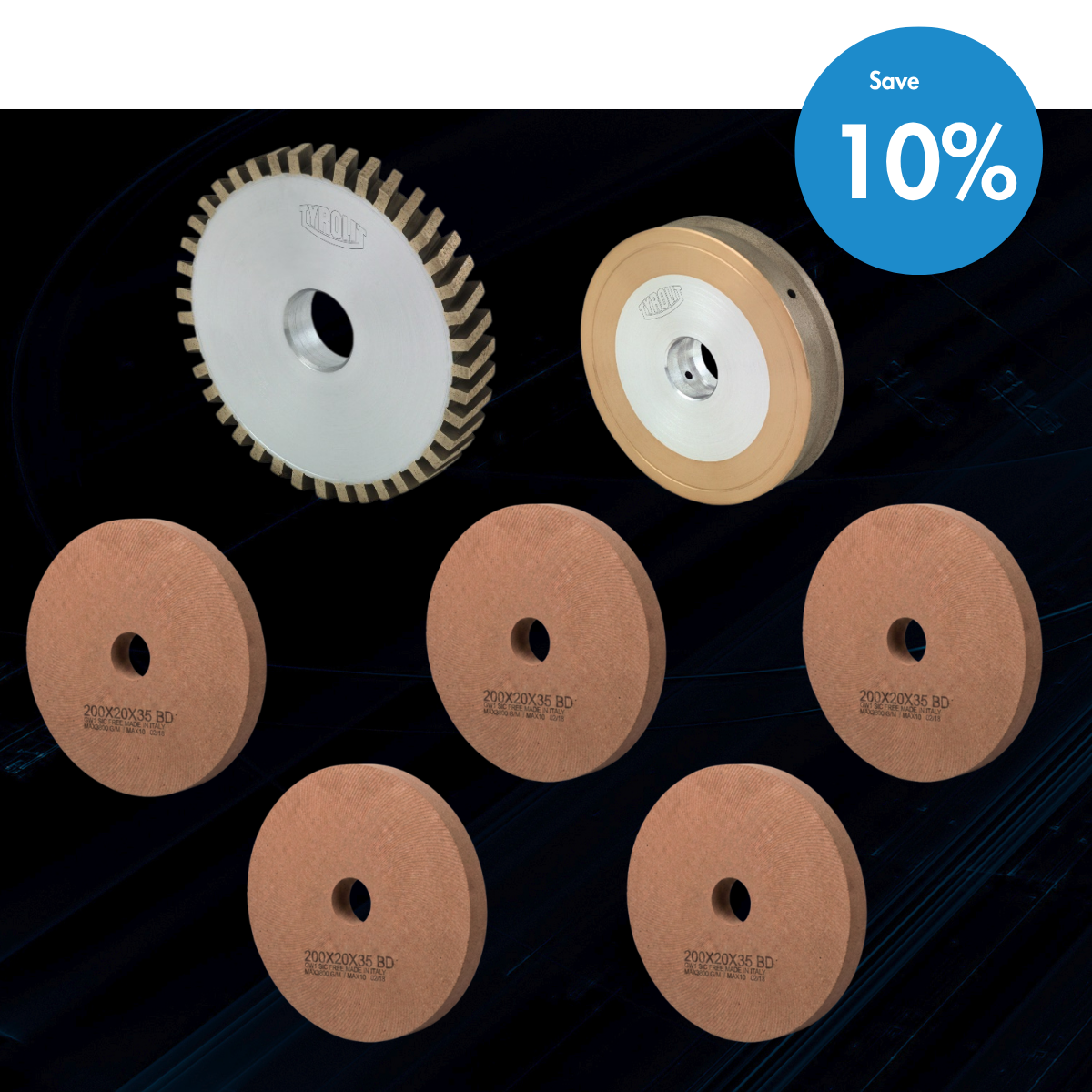STARTER PACK Glass processing tooling pack