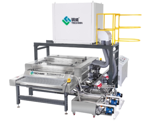 Techwin TWQX-1200K-3 horizontal glass washing machine